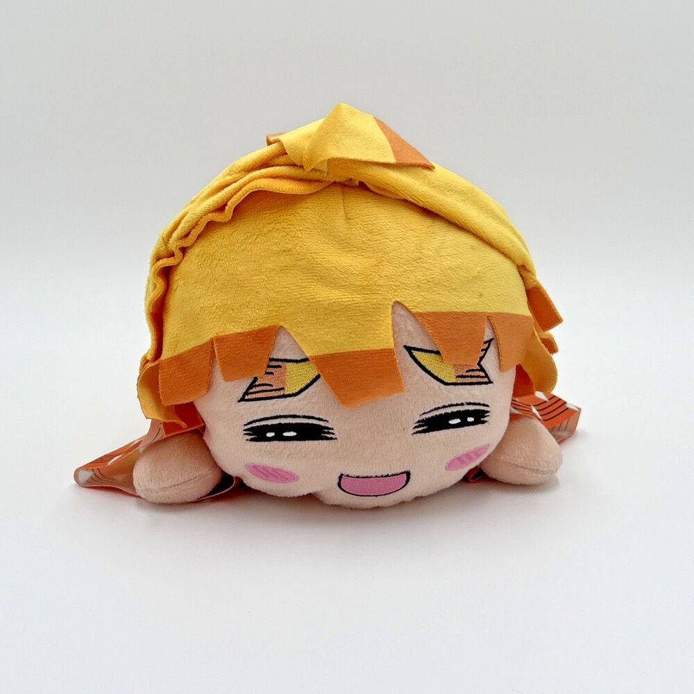 Demon Slayer - Zenitsu Agatsuma “Smiling” Nesoberi (Lay-Down) SP 12” Plush Sega